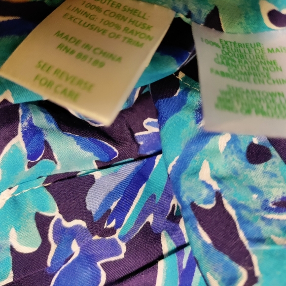 Lilly Pulitzer Positano Large Straw Tote - Picture 8 of 9